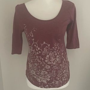 Mudd Cold Shoulder Top Size S